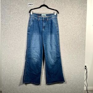 Love Trends Jeans Women Large Blue Denim Cotton Stretch Medium Wash Straight Leg